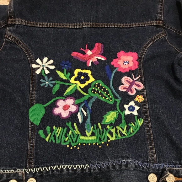 Gap denim jacket with embroidery - Picture 3 of 5